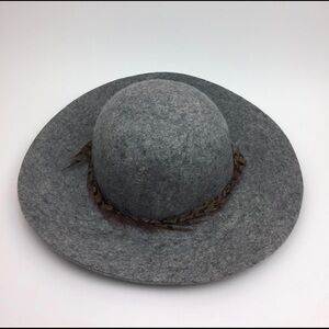 Hinge fedora wool hat